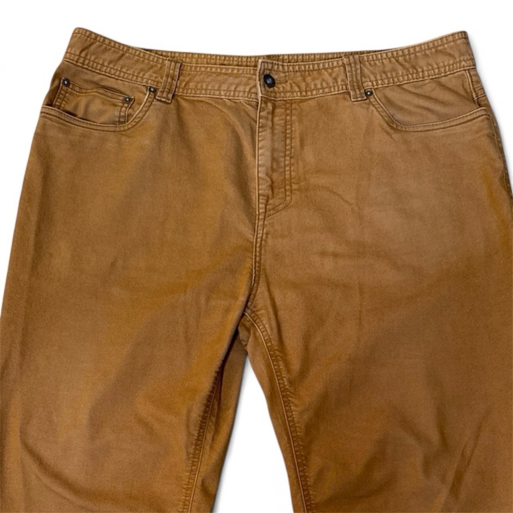 Prana Slim Fit Hiking Travel Pants (Men's 40x32) Brown - *See Description